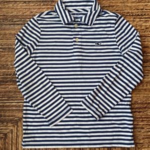 Vineyard Vines Long Sleeve Cotton Polo Size 5